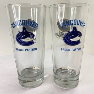 New Vancouver Canucks Proud Partner Glass Set - Blue